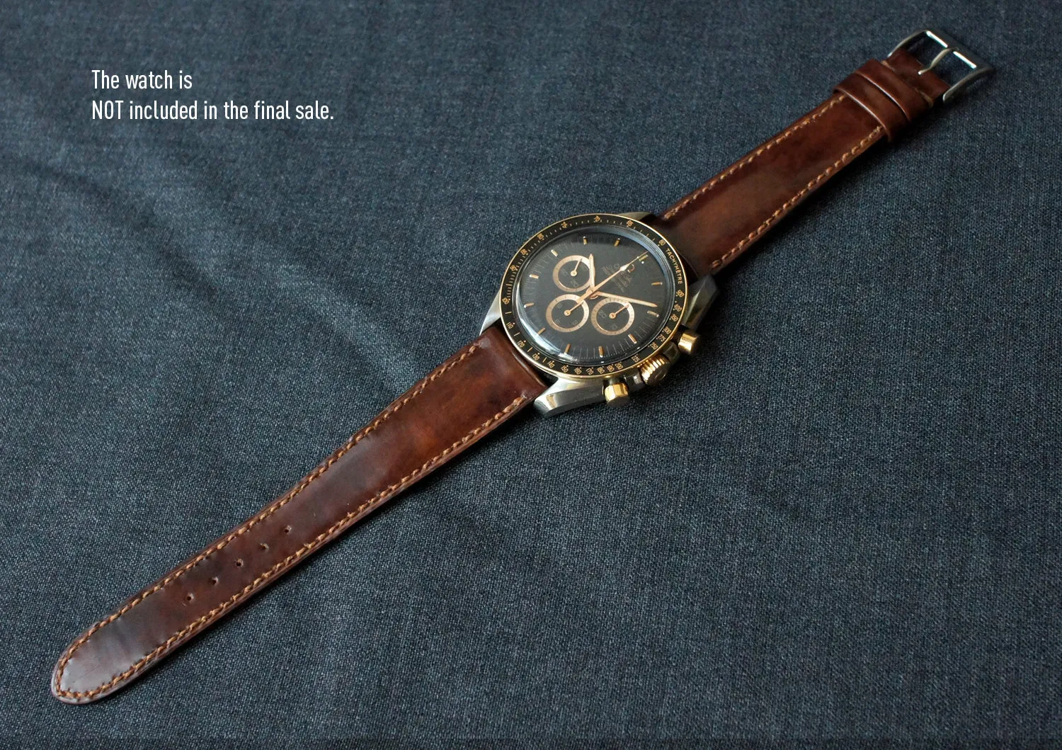 ANTIQUE GLOSSY BROWN CUSTOM MADE STRAP