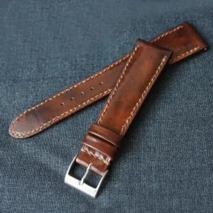 ANTIQUE GLOSSY BROWN CUSTOM MADE STRAP