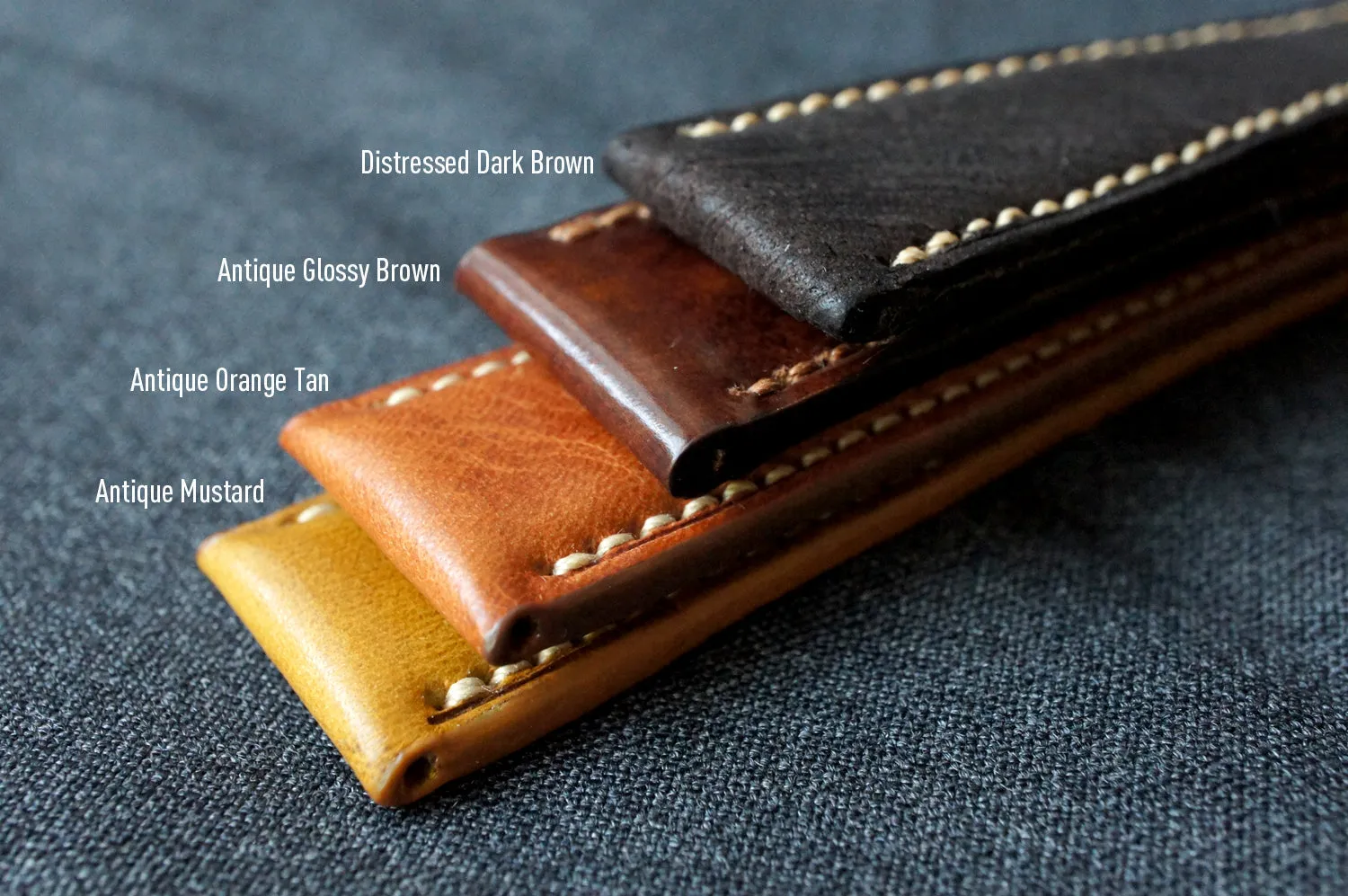 ANTIQUE GLOSSY BROWN CUSTOM MADE STRAP