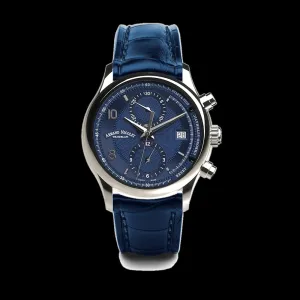 ARMAND NICOLET M02-4 MEN'S AUTOMATIC BLUE STRAP BLUE DIAL WATCH