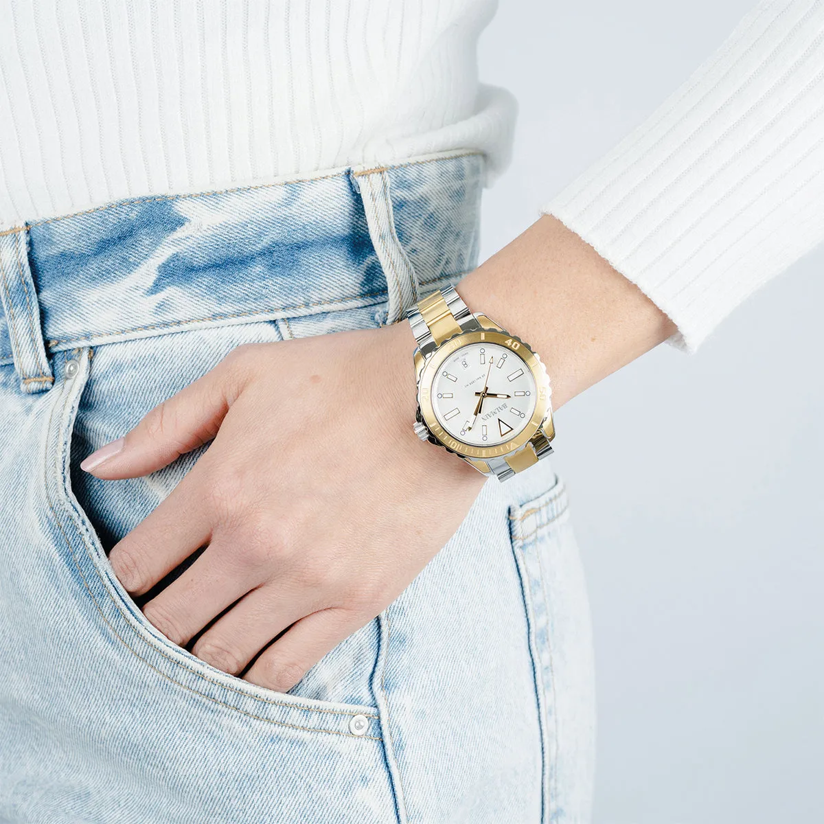 Balmain Ophrys 38.5mm Two-Tone Stainless Steel Women's Watch B43323925