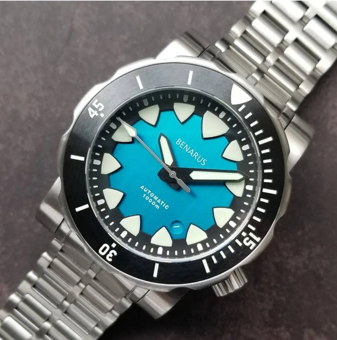Benarus Dive Watch Mako Laguna 44mm