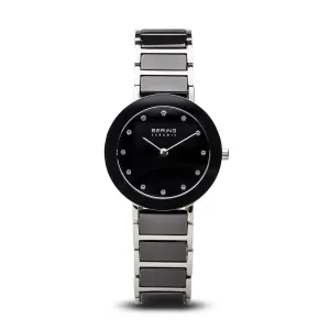 BERING Ceramic 29mm Stainless Steel / Black Ceramic Band Women's Watch 11429-742