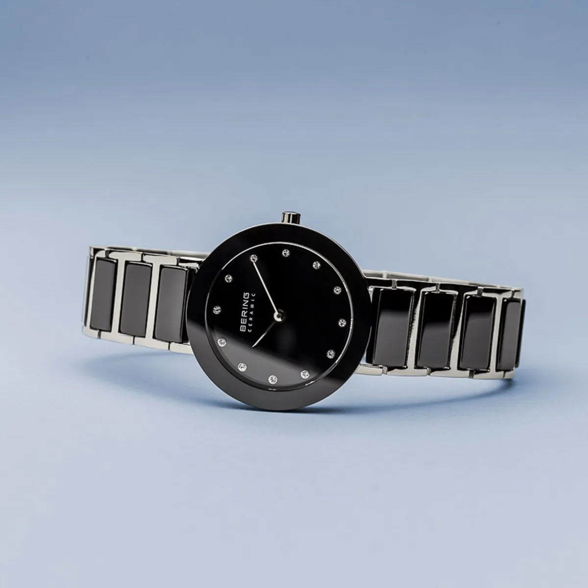 BERING Ceramic 29mm Stainless Steel / Black Ceramic Band Women's Watch 11429-742