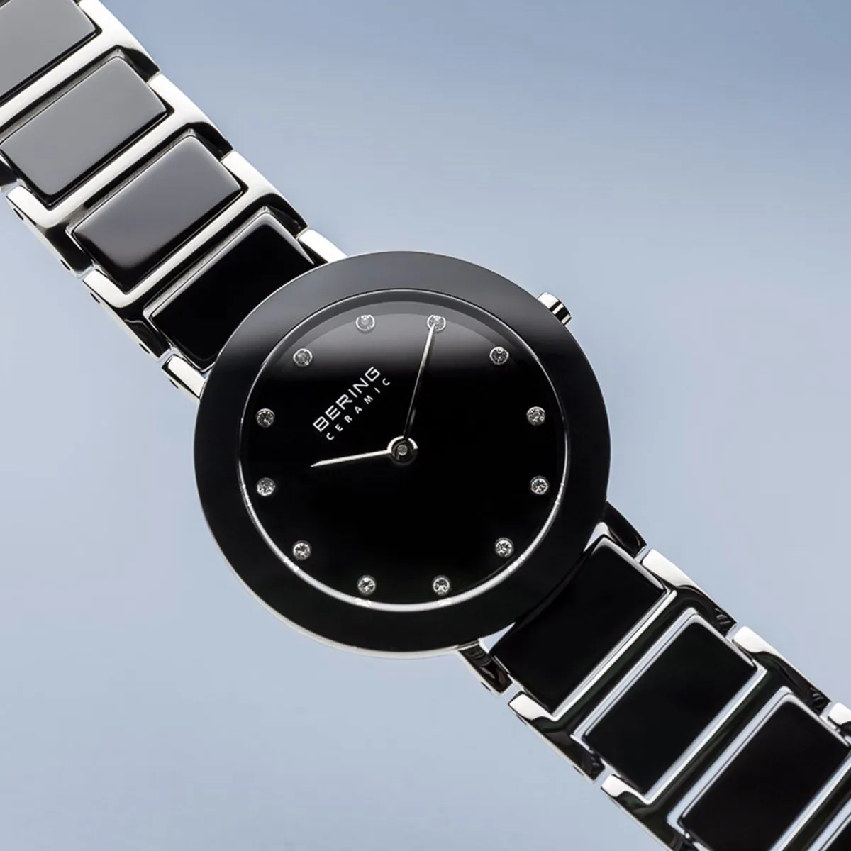 BERING Ceramic 29mm Stainless Steel / Black Ceramic Band Women's Watch 11429-742