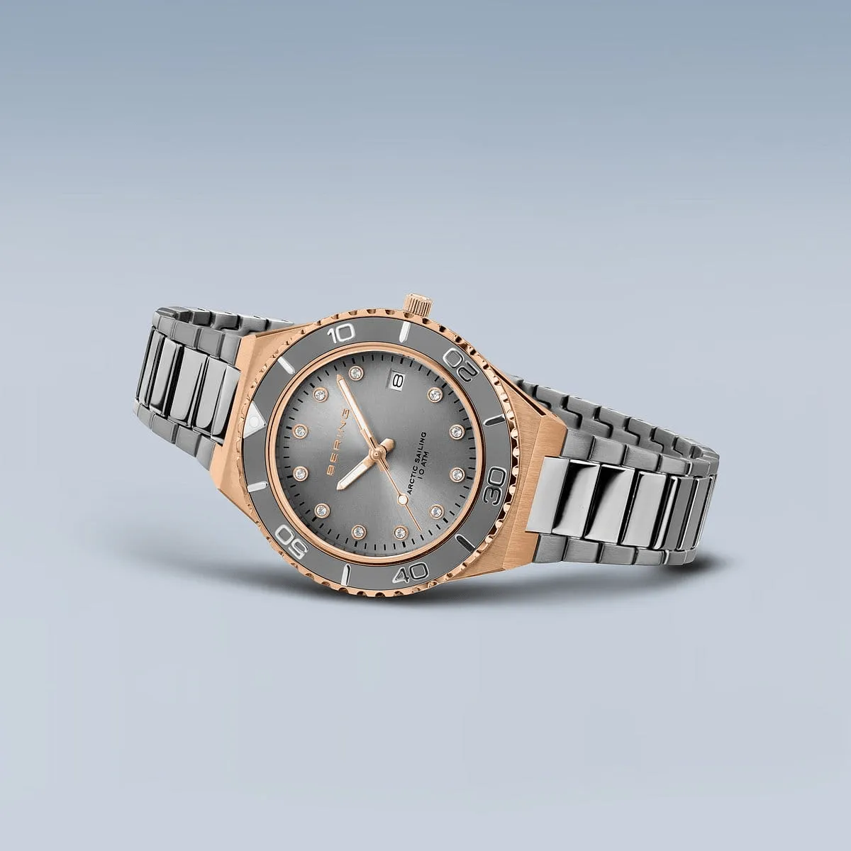 BERING Classic Polished/Brushed Rose Gold 36mm Women's Watch 18936-769