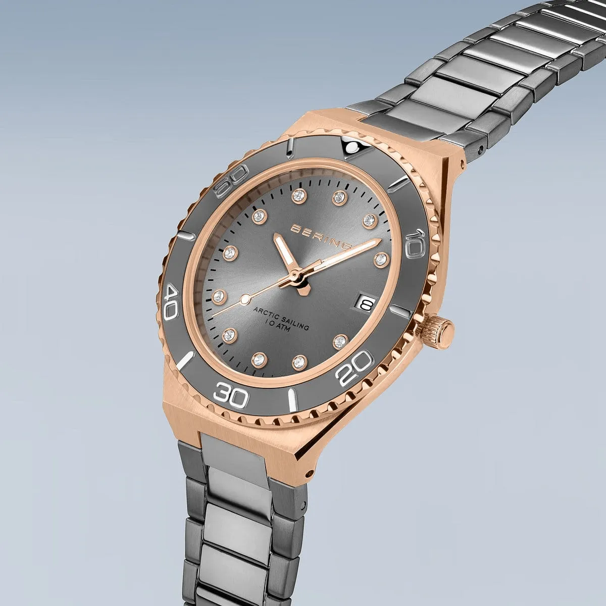 BERING Classic Polished/Brushed Rose Gold 36mm Women's Watch 18936-769