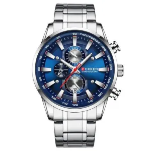 Black Gold Men Fashion Quartz Sports Stainless Steel Male Watch