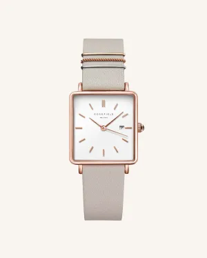 Boxy Cool Grey Rose Gold