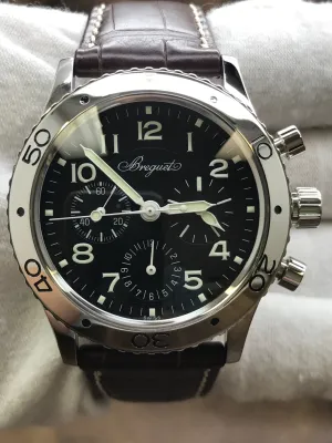 Breguet Type XX Aeronavale  3800ST Black Dial Automatic Men's Watch