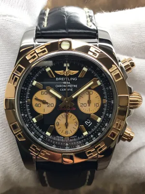 Breitling Chronomat 44mm CB0110 Black Dial Automatic Men's Watch