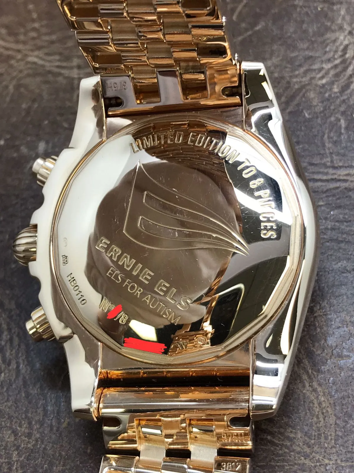 Breitling Chronomat 8pcs ELS for Autism Limited Edition HB0110 Blue Dial Automatic Men's Watch