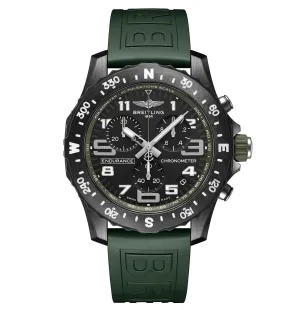 Breitling Endurance Pro 44 with Green Strap