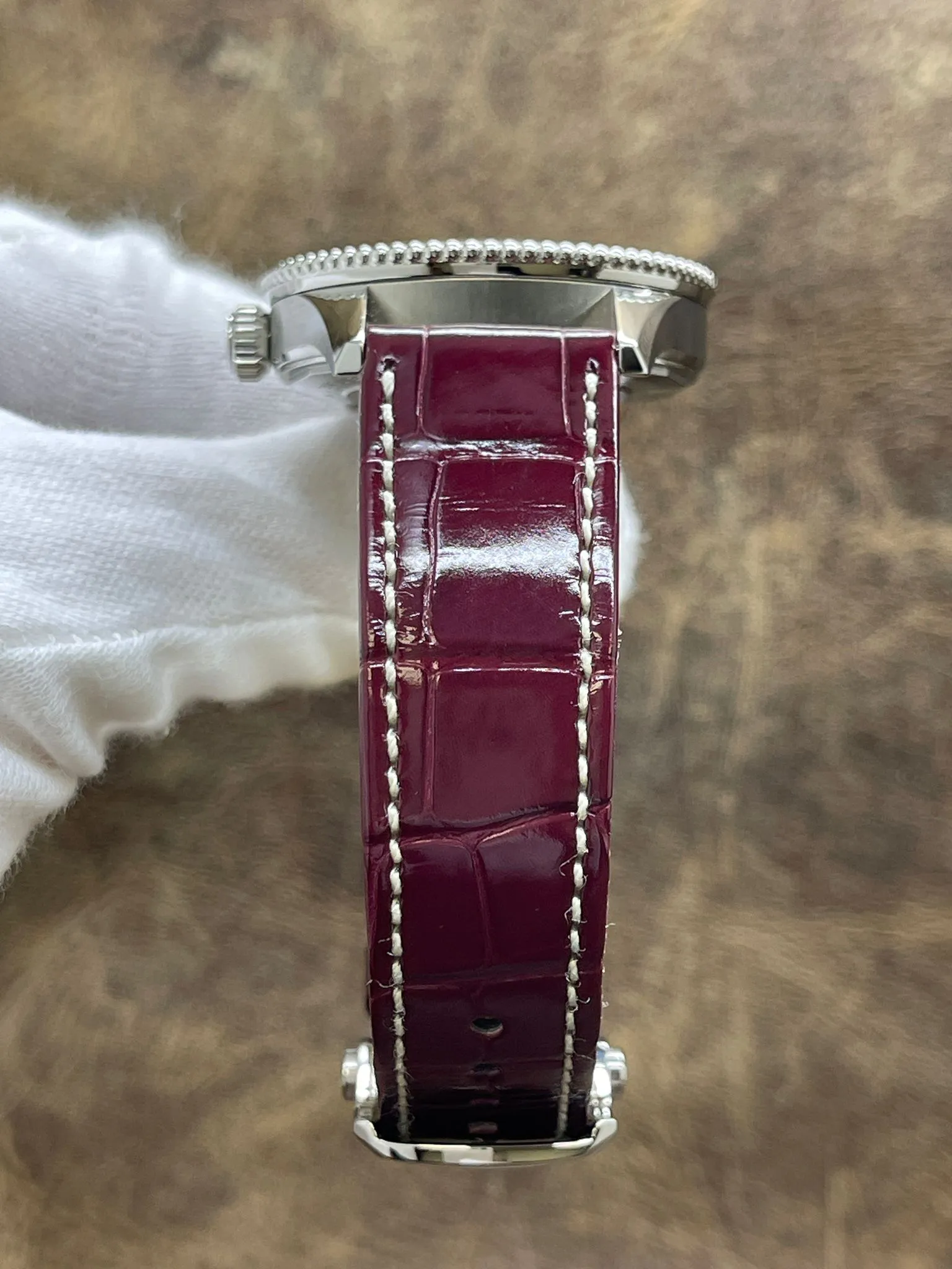 Breitling Navitimer 36mm A17327 White Dial Automatic Watch