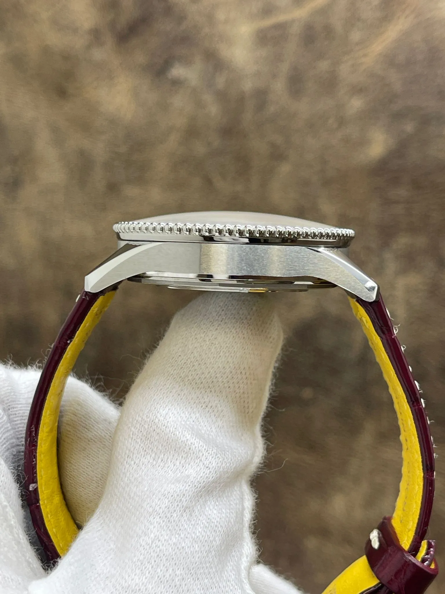 Breitling Navitimer 36mm A17327 White Dial Automatic Watch