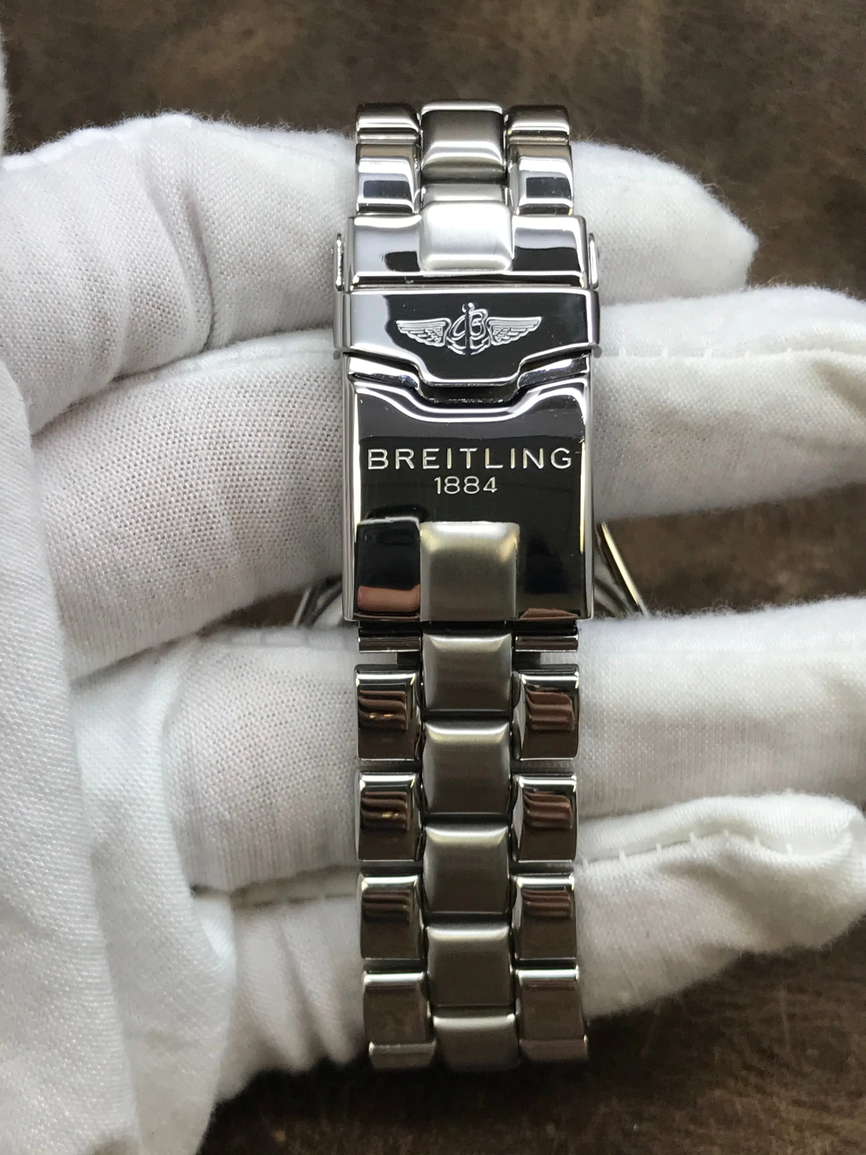 Breitling Superocean A17040 Orange Dial Automatic Men's Watch