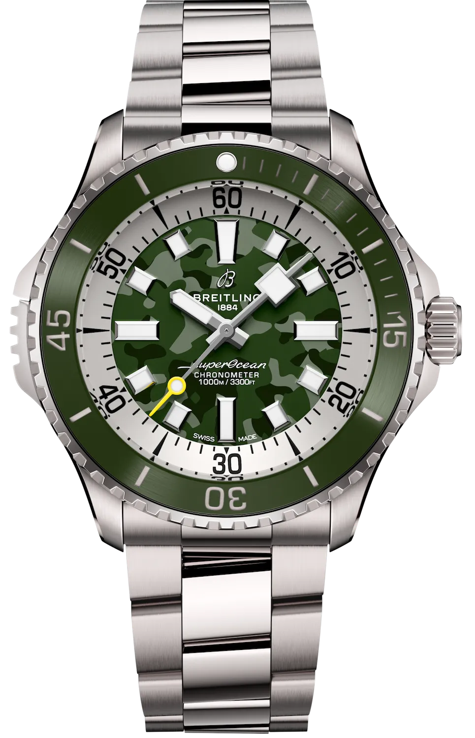Breitling Superocean Automatic 46 Super Diver Green Watch