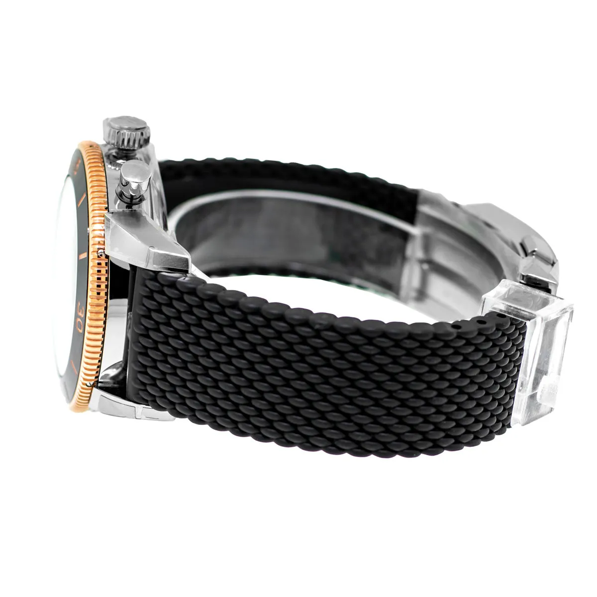 Breitling Superocean Heritage Chronograph 44mm Stainless Steel 18K Rose Gold Black Dial U13313