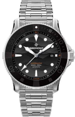 Bremont Supermarine 500M Black Steel Watch