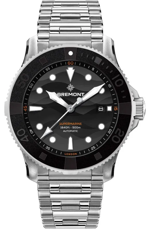 Bremont Supermarine 500M Black Steel Watch