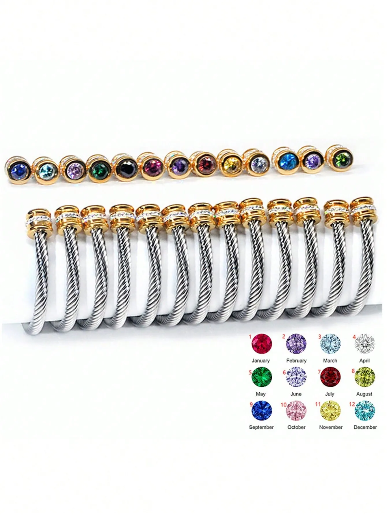 Brilliant Classic Cable Station Bracelet