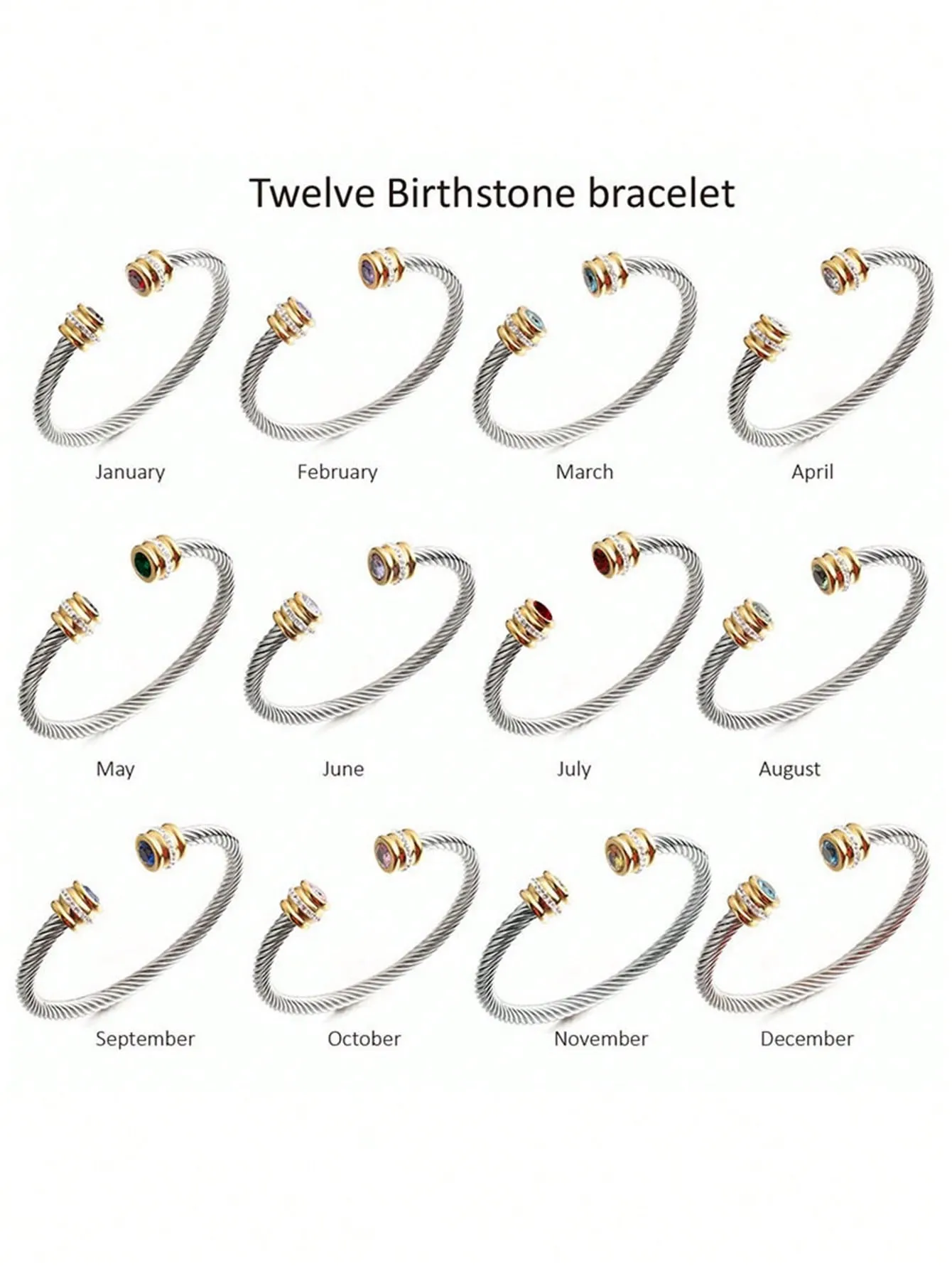 Brilliant Classic Cable Station Bracelet