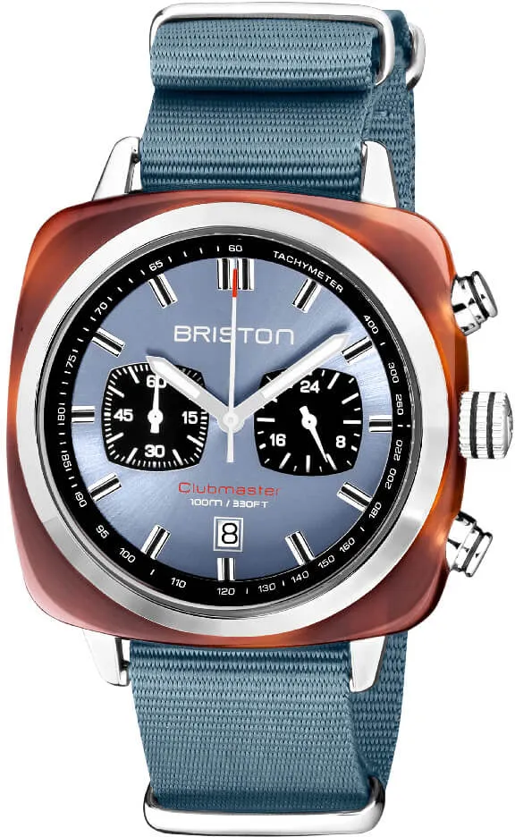 Briston Clubmaster Classic Sport Ice Blue Watch
