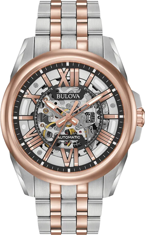 Bulova Classic Automatic Silver Dial Men's Watch 98A166