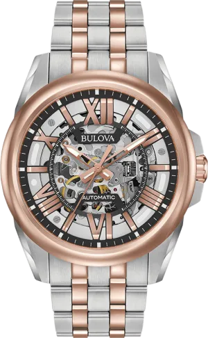 Bulova Classic Automatic Silver Dial Men's Watch 98A166