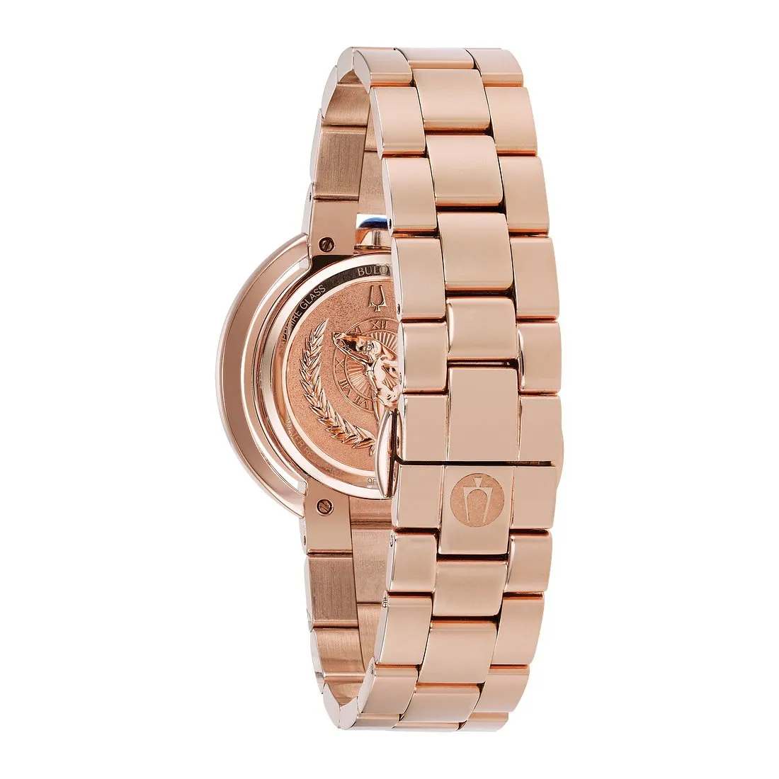 Bulova Rubaiyat Ladies Rose Tone Diamond Watch