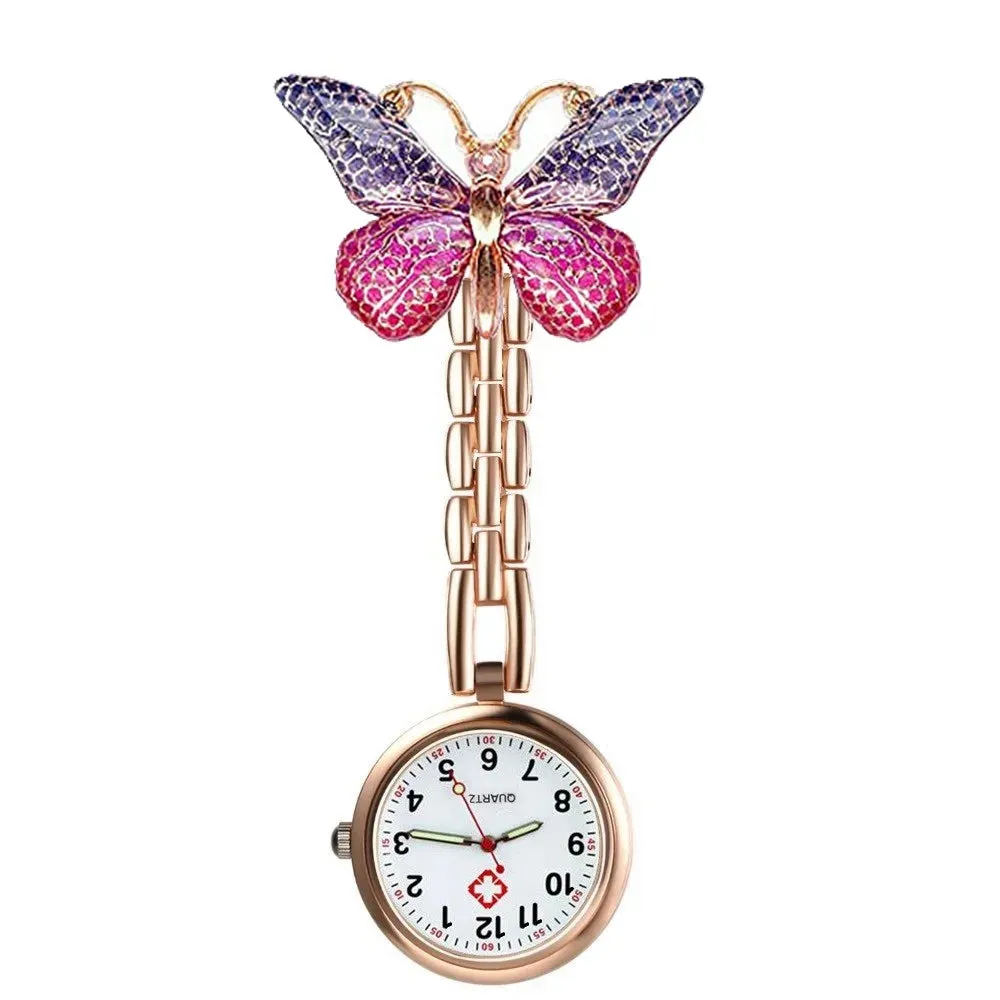 Butterfly Alloy Pocket Watches