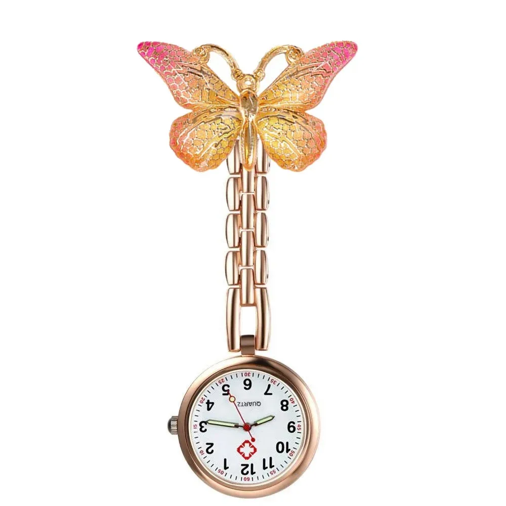 Butterfly Alloy Pocket Watches