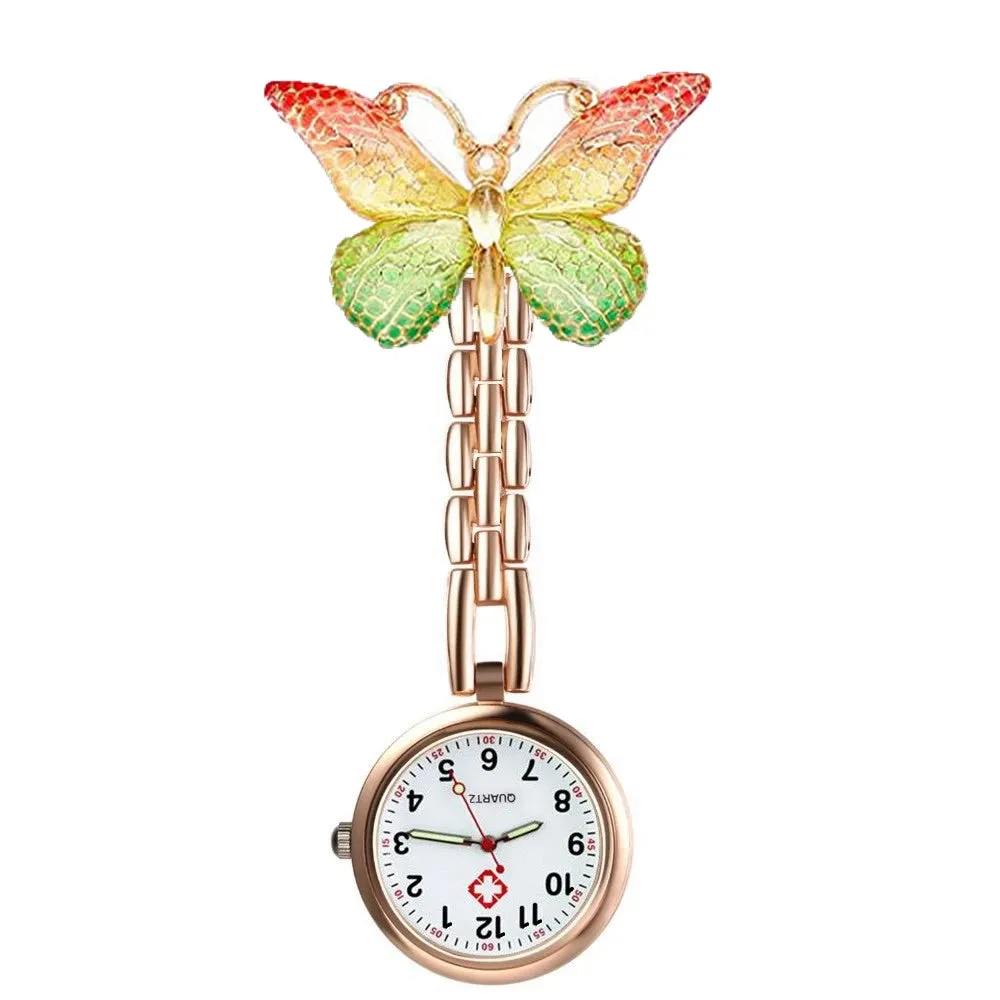 Butterfly Alloy Pocket Watches