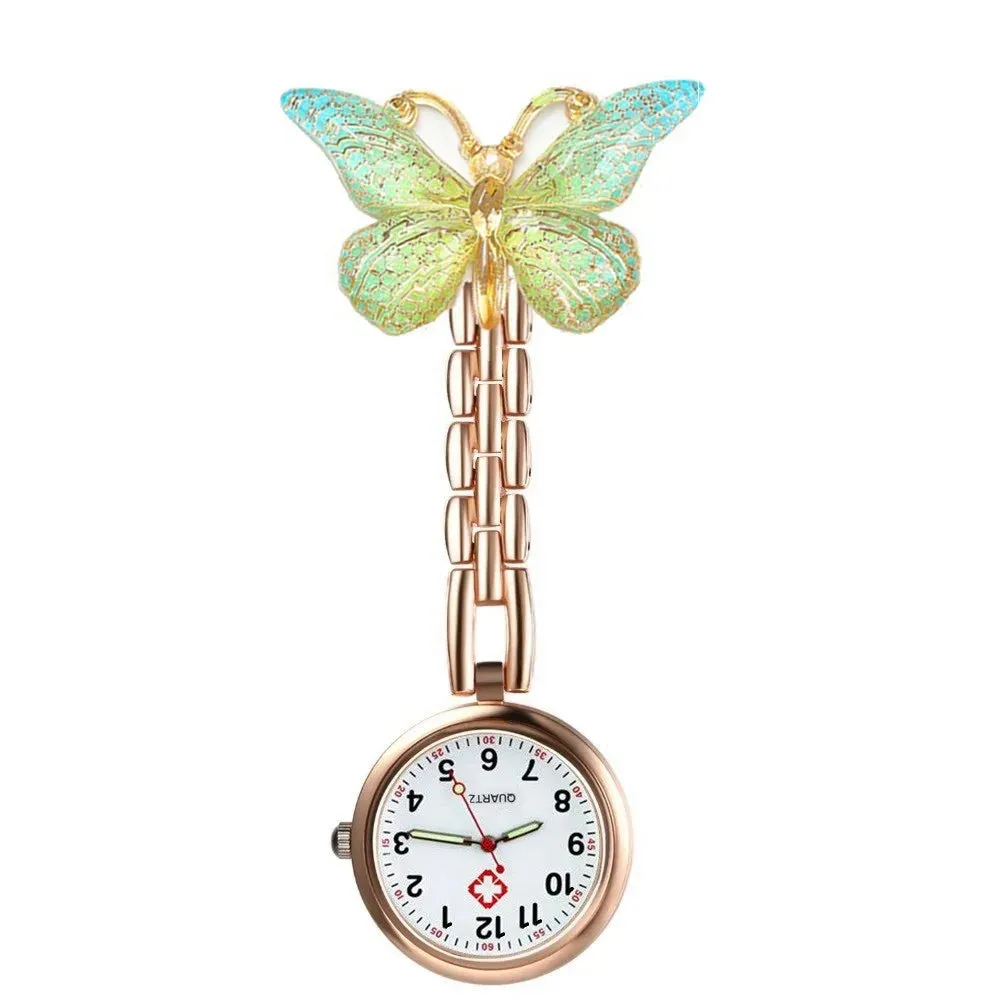 Butterfly Alloy Pocket Watches