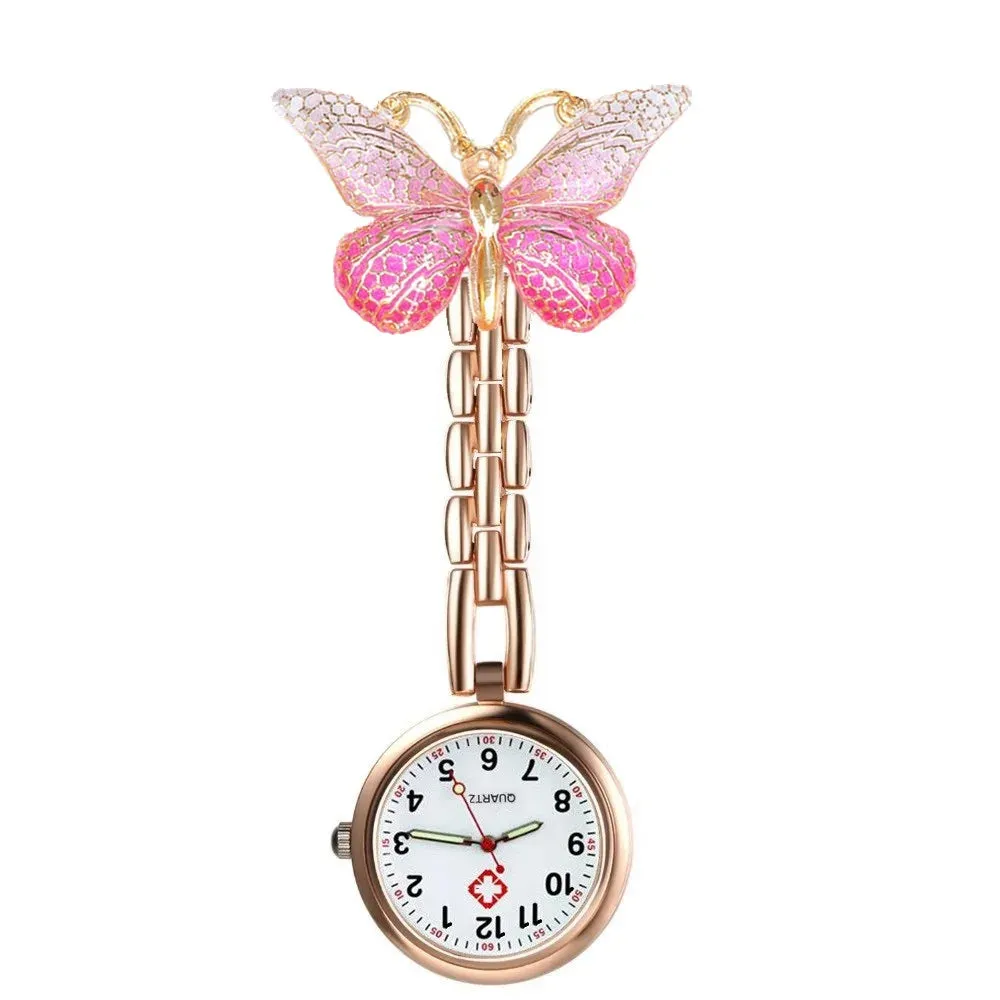 Butterfly Alloy Pocket Watches