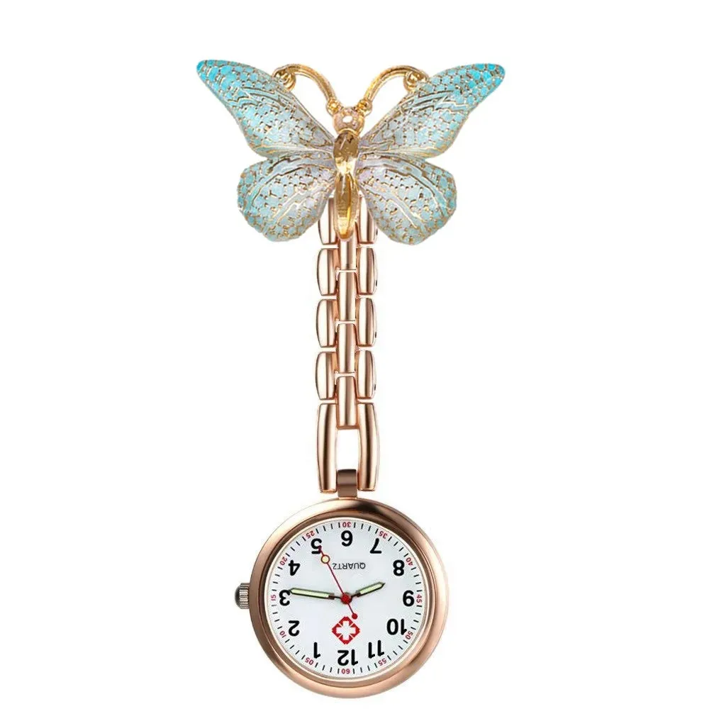 Butterfly Alloy Pocket Watches