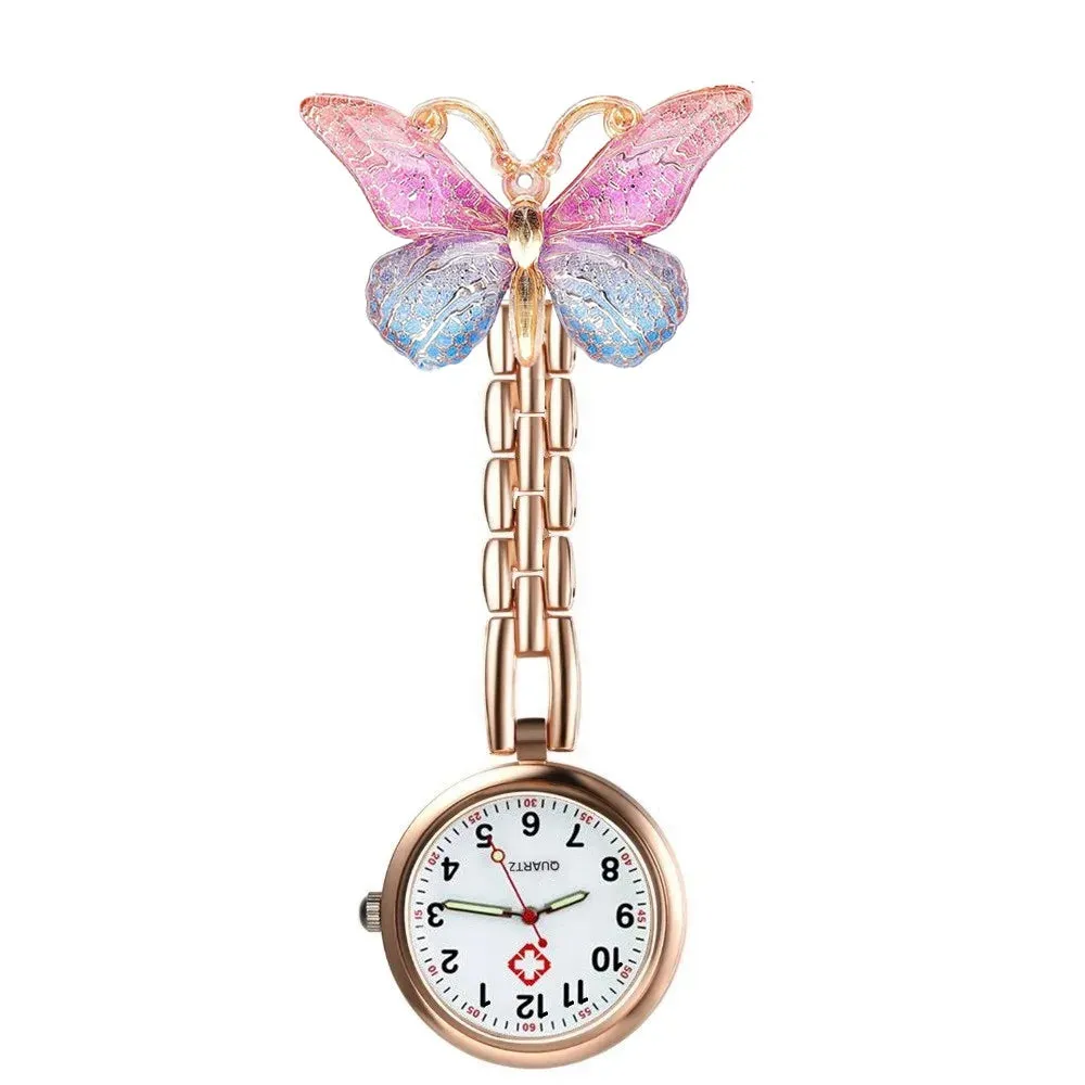 Butterfly Alloy Pocket Watches