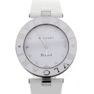 Bvlgari B.zero1 White Dial Stainless Steel Quartz Ladies Watch 101914