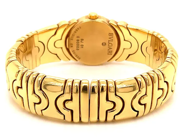 Bvlgari Parentesi Diamond & 18K Yellow Gold Bracelet Watch, Ref BJ01