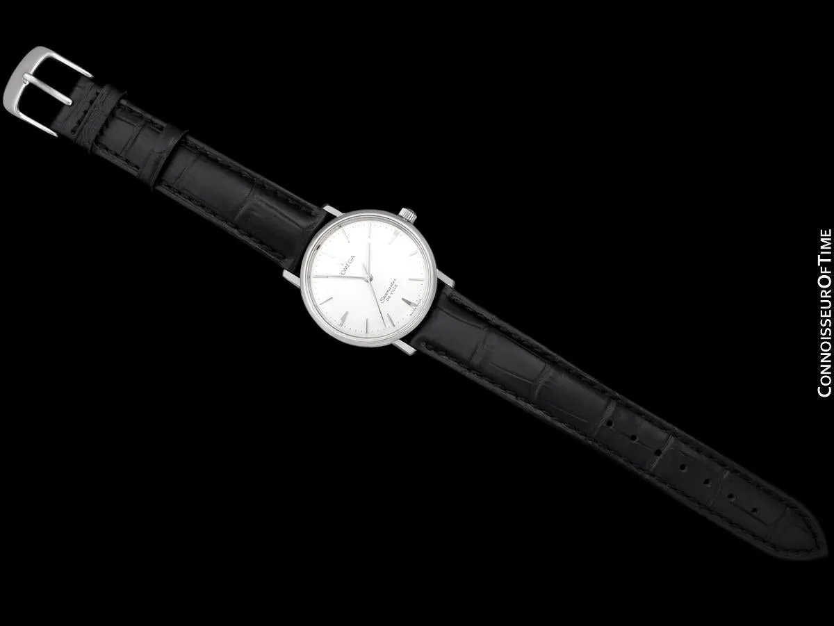 c. 1961 Omega Seamaster Vintage Mens Handwound Watch - Stainless Steel