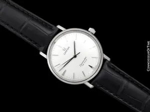 c. 1961 Omega Seamaster Vintage Mens Handwound Watch - Stainless Steel