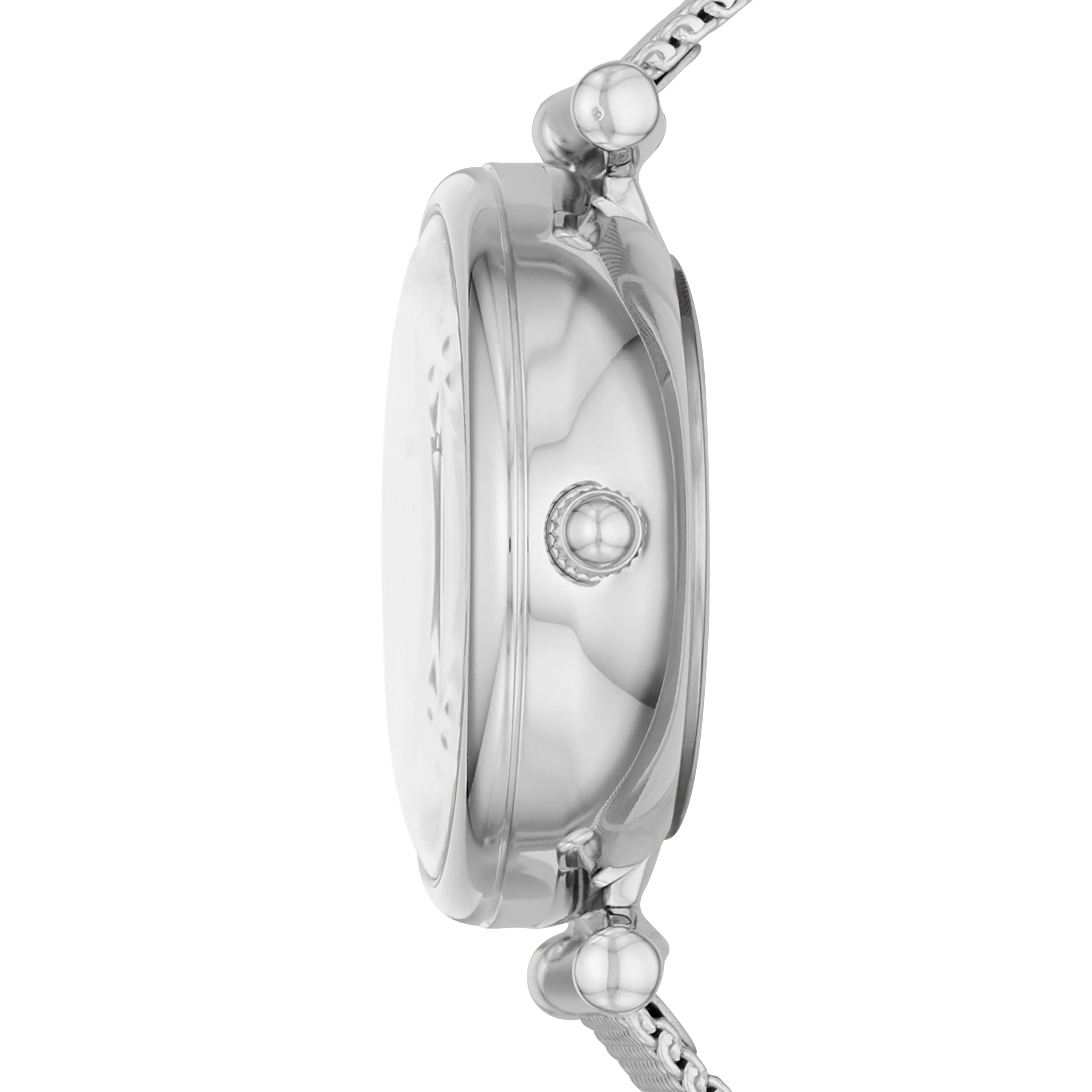 Carlie Mini Automatic Stainless Steel Mesh Watch