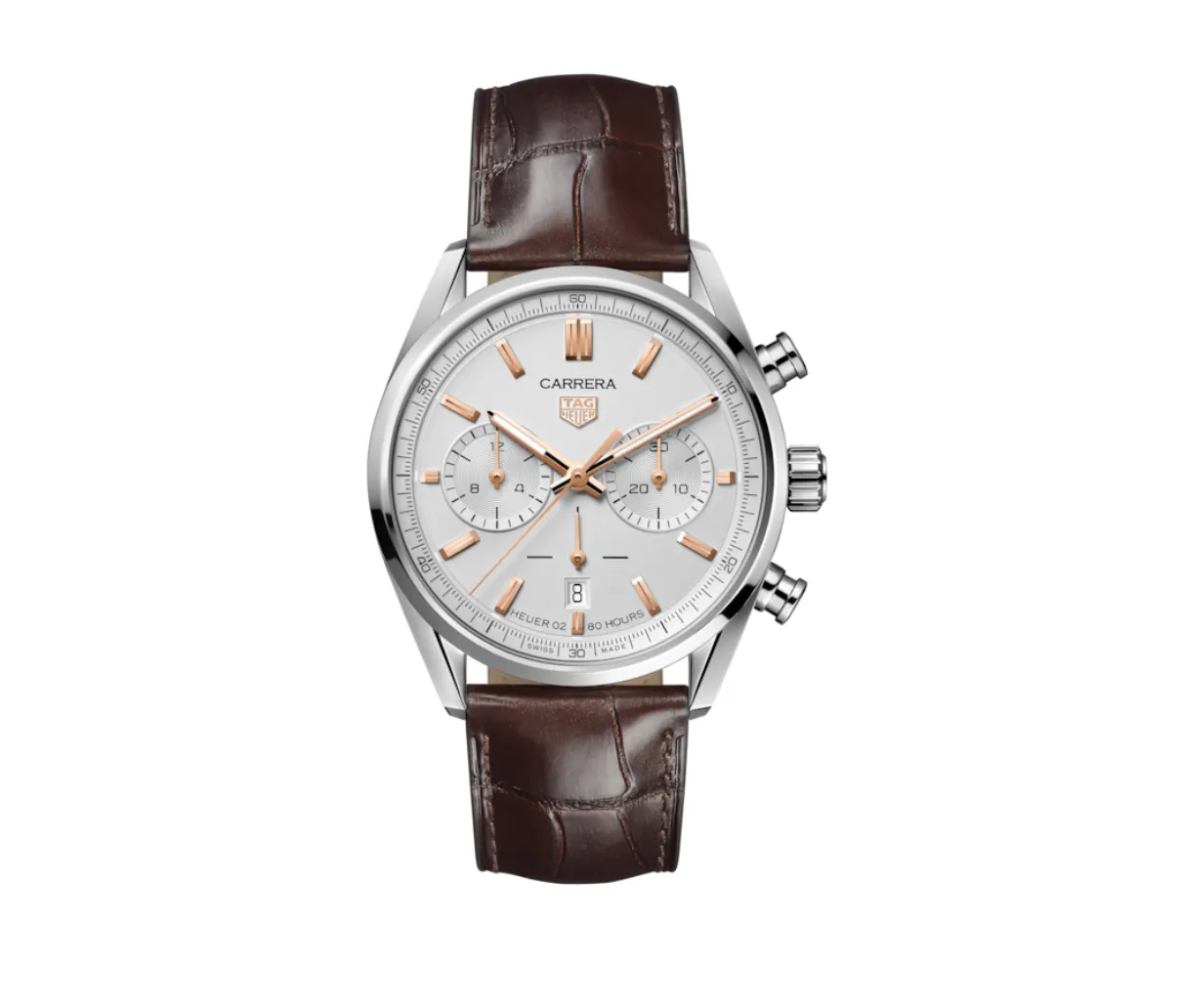 Carrera 42mm with Brown Alligator Strap