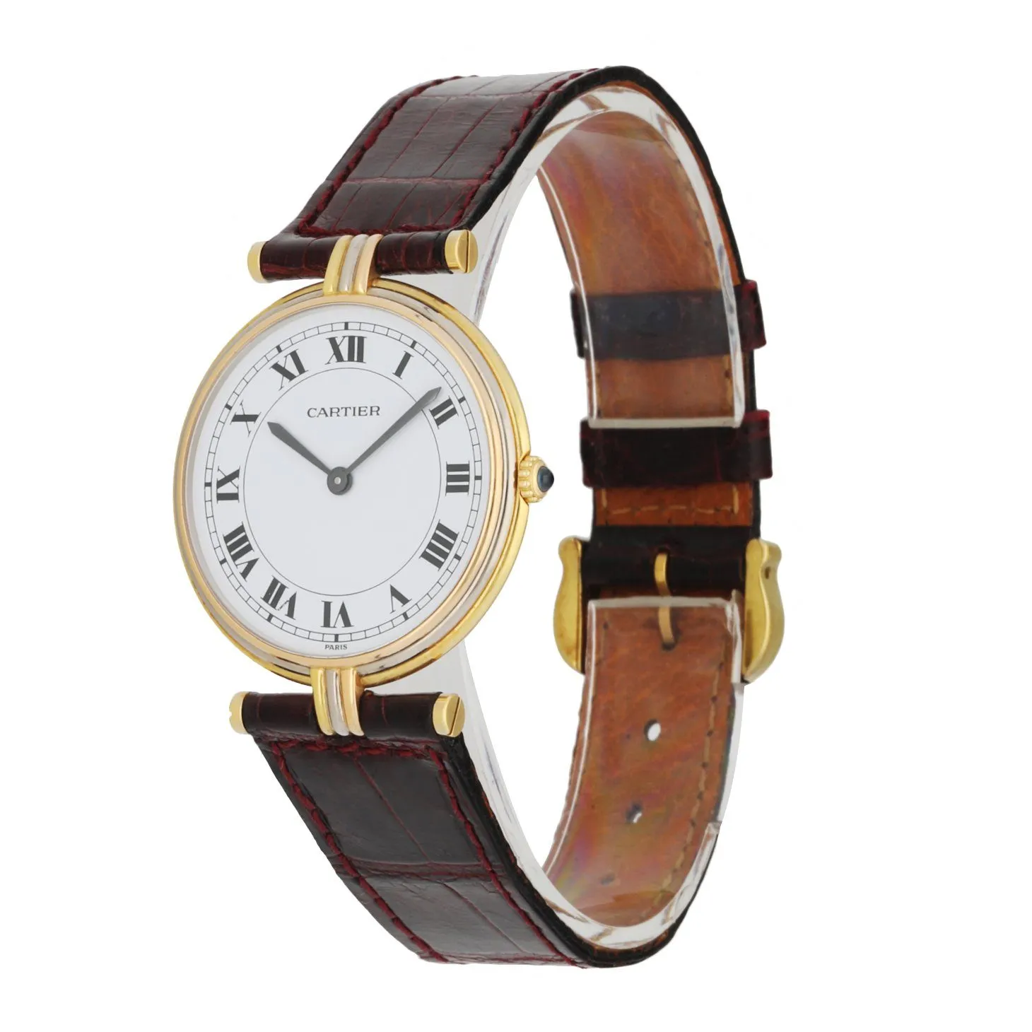 Cartier Must De Paris Tridor 18K Gold Ladies Watch