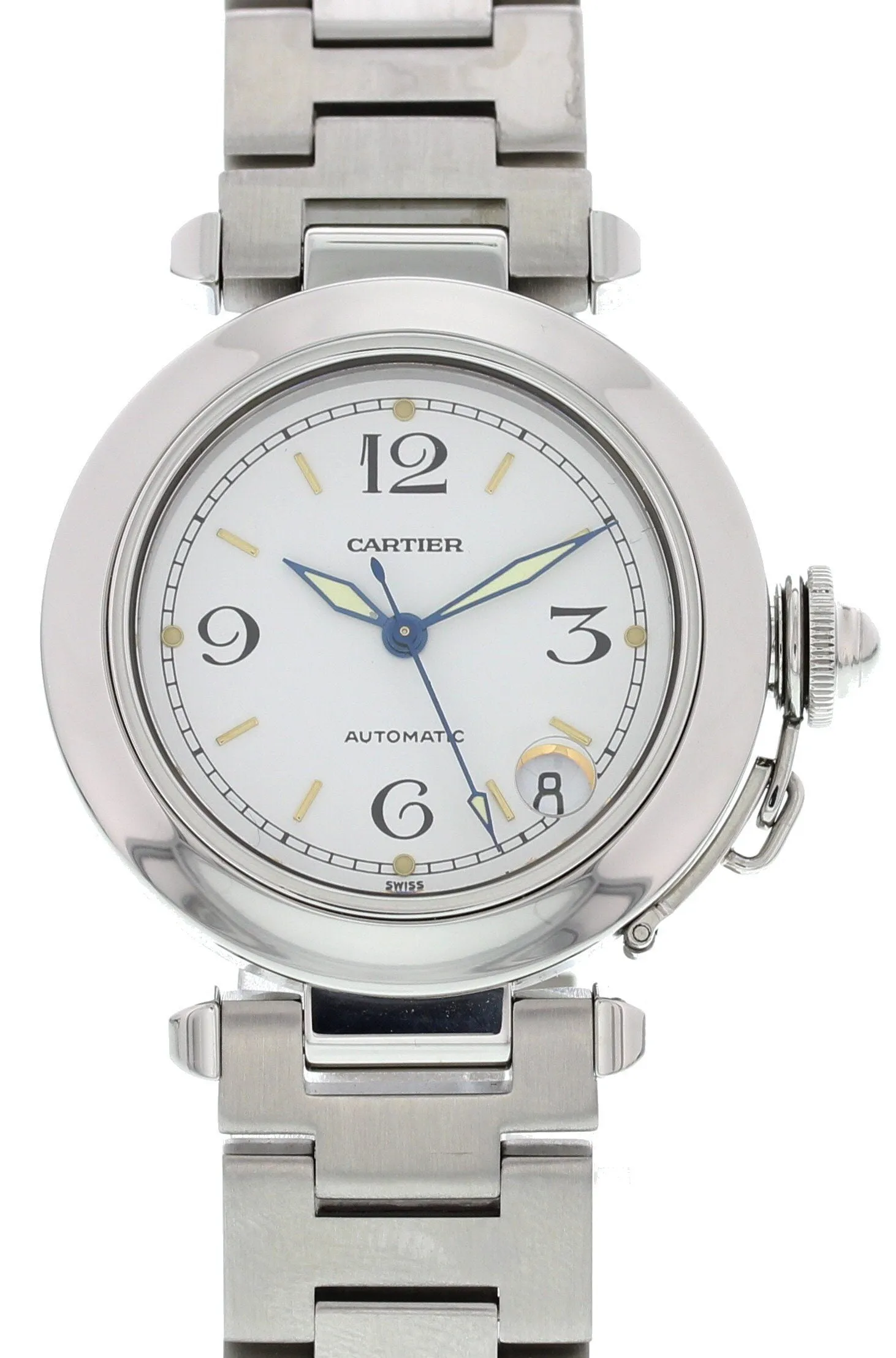 Cartier Pasha C Stainless Steel 2324 W/ Papers