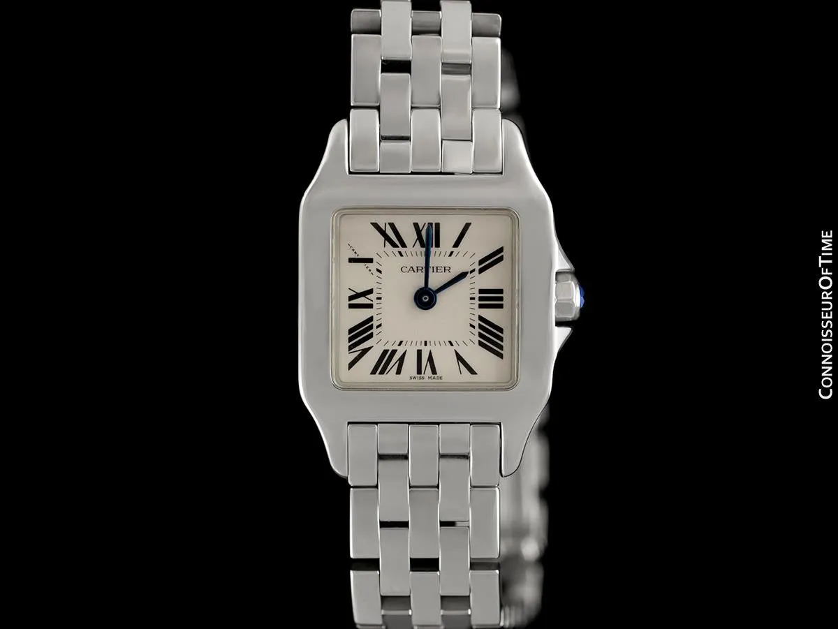 Cartier Santos Demoiselle Ladies Bracelet Watch, Ref. W25064Z5 - Stainless Steel