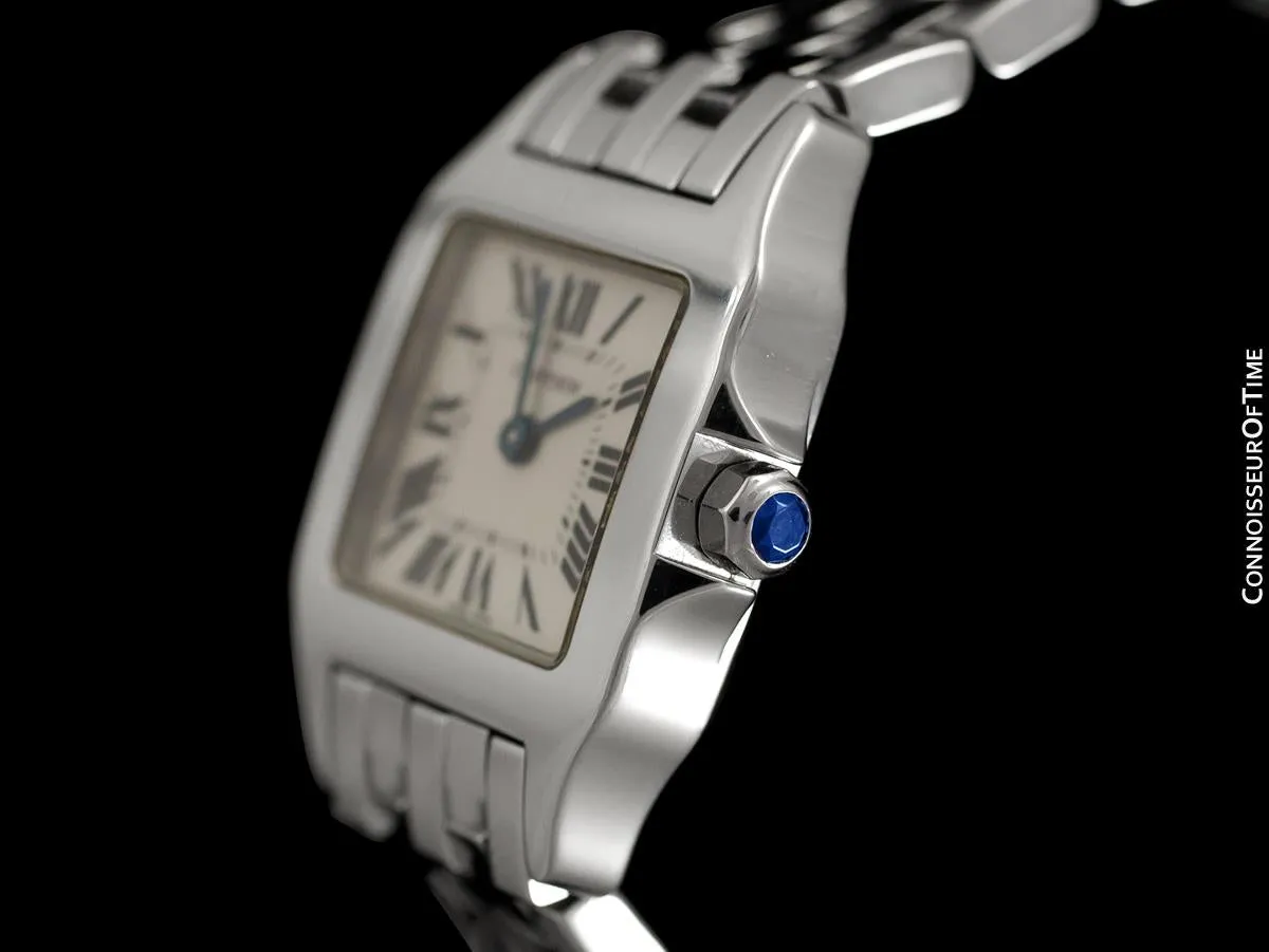 Cartier Santos Demoiselle Ladies Bracelet Watch, Ref. W25064Z5 - Stainless Steel
