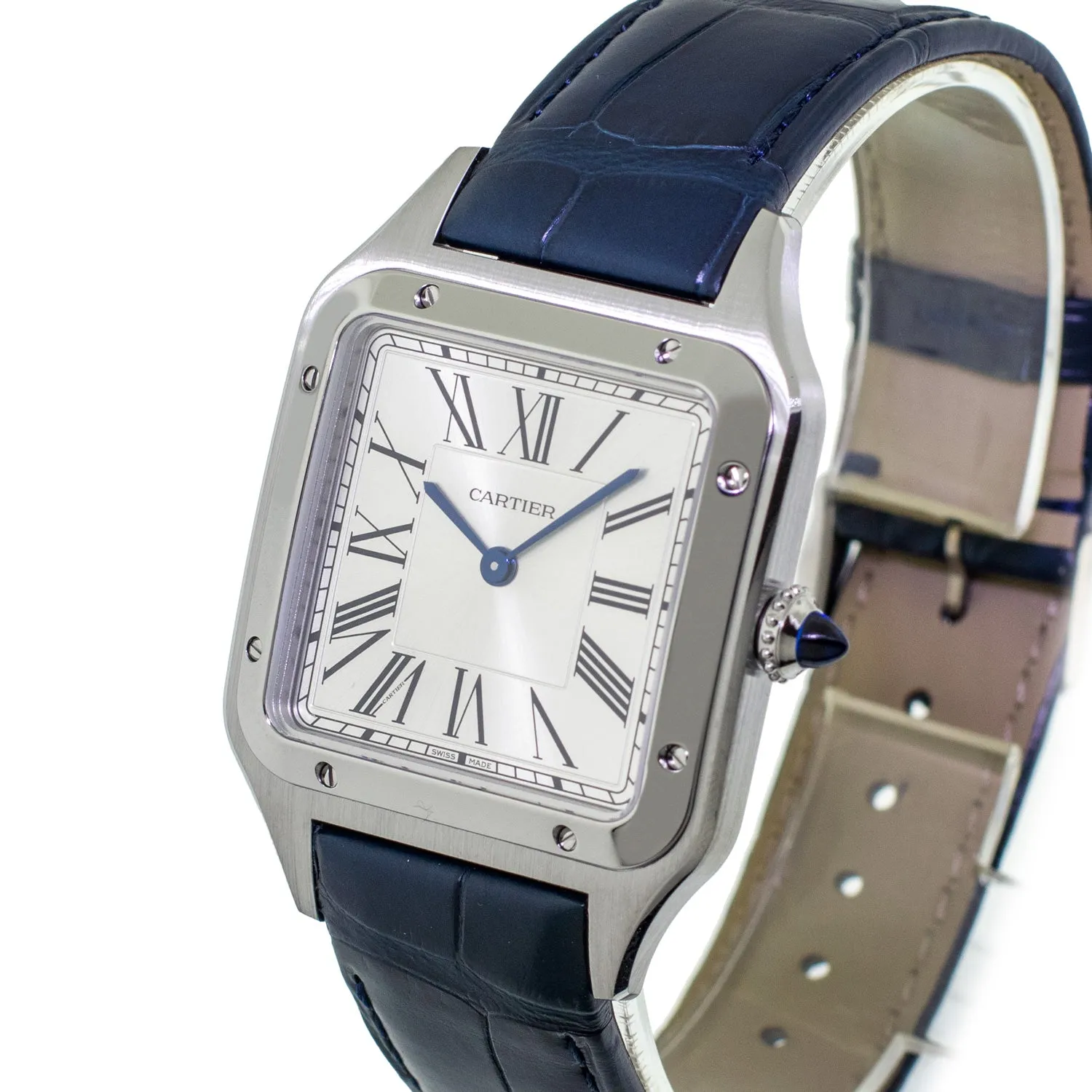 Cartier Santos - Dumont 31.4mm Steel Silver Dial WSSA0022