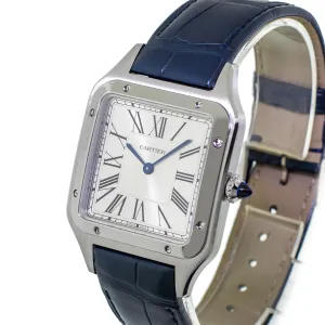 Cartier Santos - Dumont 31.4mm Steel Silver Dial WSSA0022