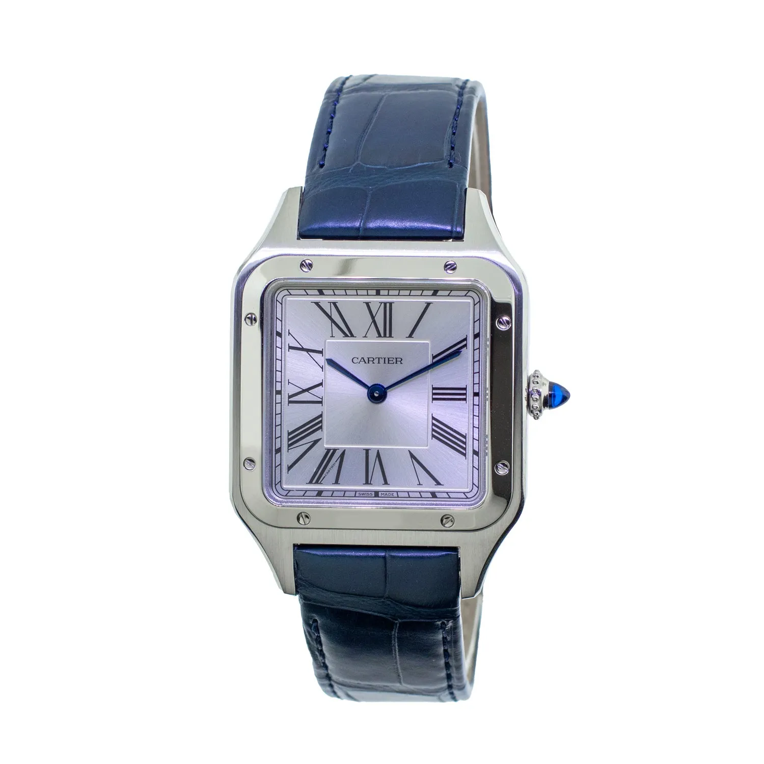 Cartier Santos - Dumont 31.4mm Steel Silver Dial WSSA0022